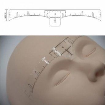 Линейка для бровей самоклеющаяся одноразовая Линейка для бровей самоклеющаяся одноразовая
